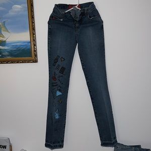 Guess Vintage Style 90s Jeans Cartoon
